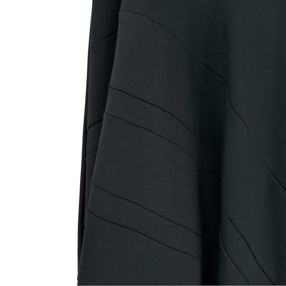 [sold] Y-3 Yohji Yamamoto Black Asymmetric Midi Skirt Poncho Cape Convertible - Picture 12 of 16